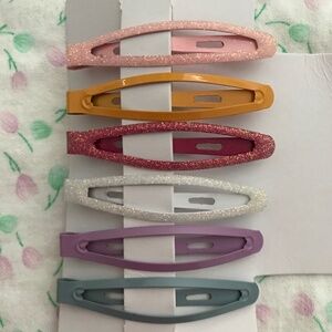 6 PCS Long Hair Clips Accessories Size 2 1/2 Inch Length